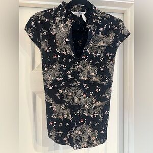 V I N T A G E  Asian inspired Kimono top